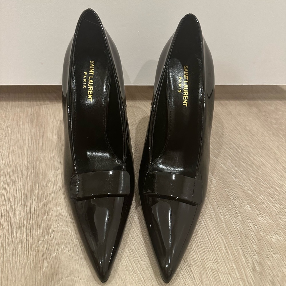 Saint Laurent Patent Kayla Heels - Picture 3 of 11